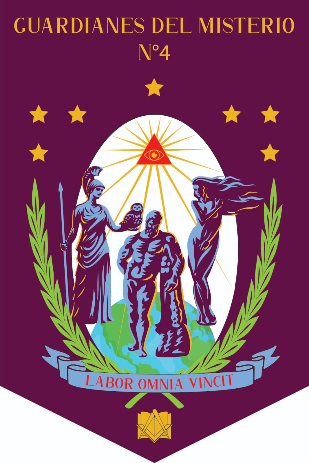 Estandarte de la Logia Simbólica Nº 4